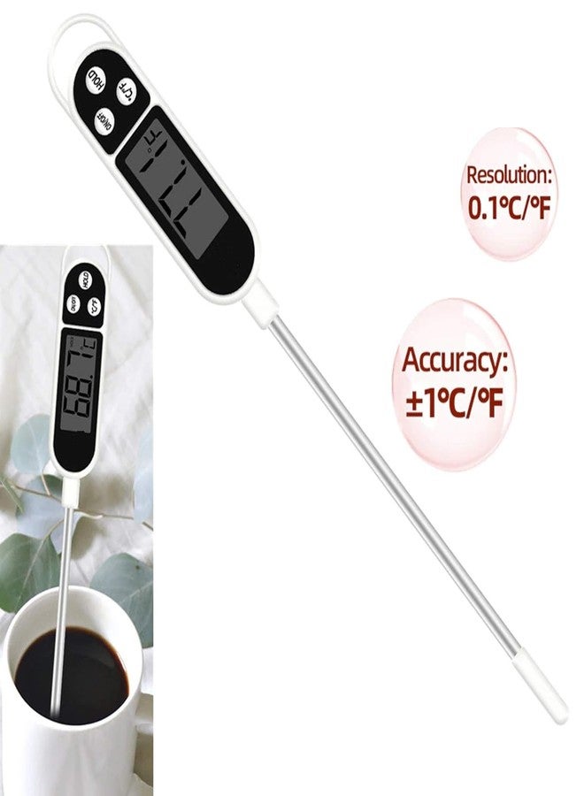Sakrai Digital Food & Liquid Thermometer Long Stainless Steel Probe For Testing All Types Of Meat Oil Food Instant Read Best Digital Thermometer - Image 4